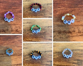 K-pop beaded rings