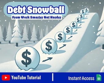 Debt Snowball Spreadsheet | Pay Off Debt Faster (Google Sheets)