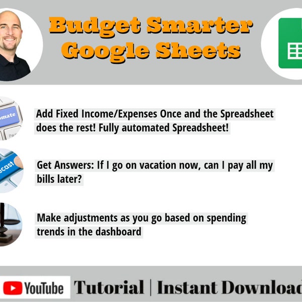 Google Sheets Budget Template | Extended Plan