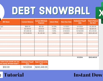 Debt Snowball | Excel Version