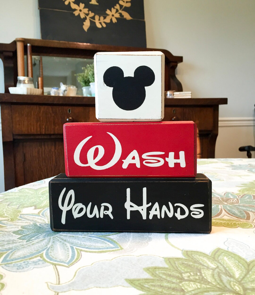 Disneyinspired Mickey Mouse Bathroom Decor Add Whimsy and Etsy