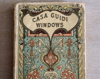 Jahrhundertwende Casa Guidi Windows Mrs Browning Illustrationen Antik Buch Vintage