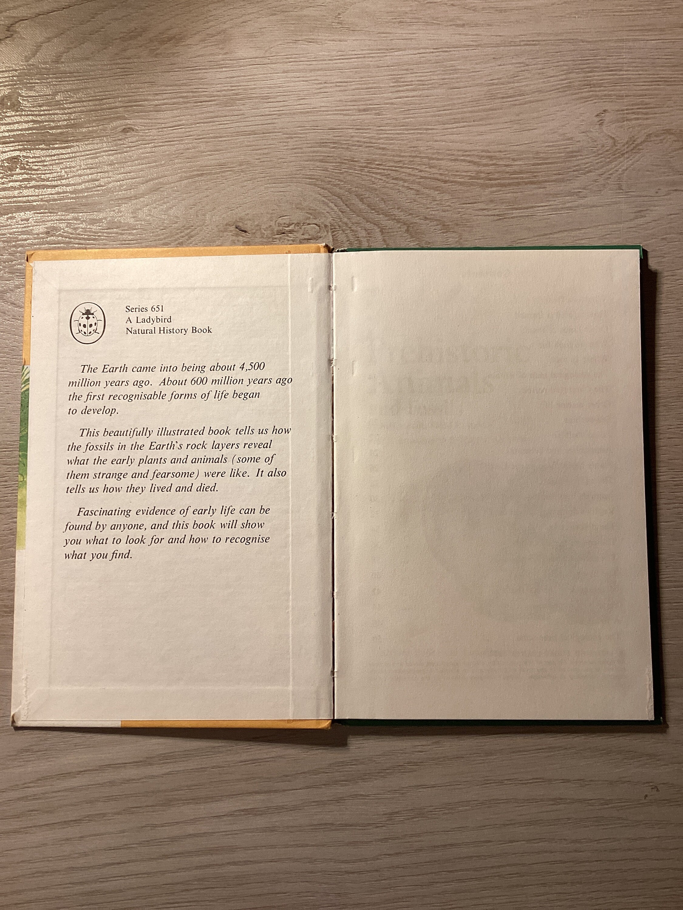 1974 First Edition Ladybird Book Series 651 Prehistoric Animals and ...