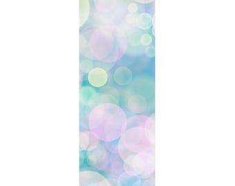 Pastelkleurige abstracte rubberen yogamat | Patroon met rustgevende cirkels