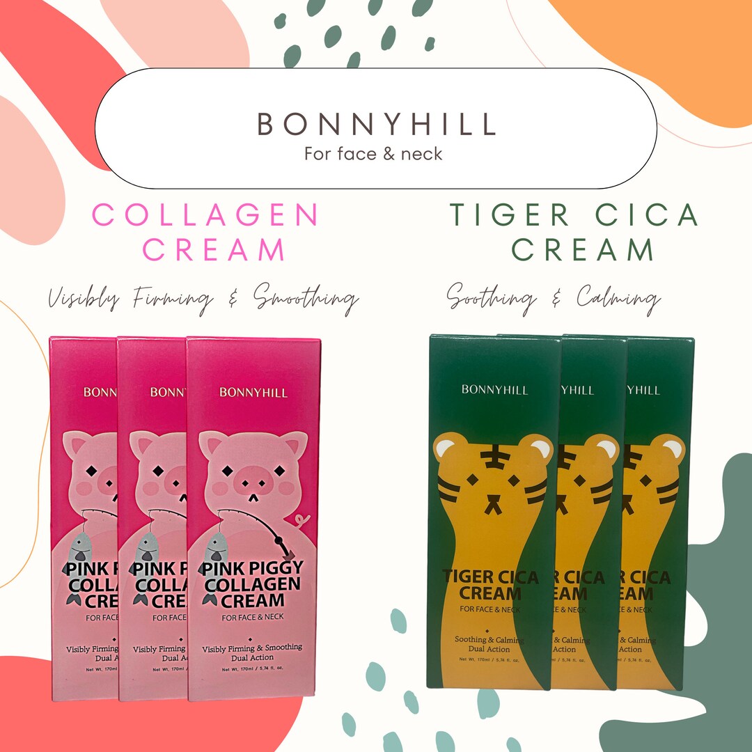 BONNYHILL for Face & Neck Cream Collagen Tiger Cica Etsy
