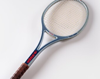 80s ADIDAS Ivan Lendl Racquet Racket Graphite GTX-PRO - Etsy
