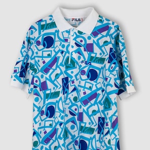 Polo da tennis FILA BORIS BECKER anni &#39;80 Taglia L Made in Italy