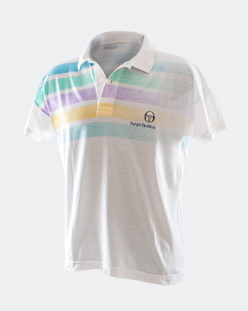 SERGIO TACCHINI Mats Wilander Polo Shirt. 1988 US Open Tennis Etsy