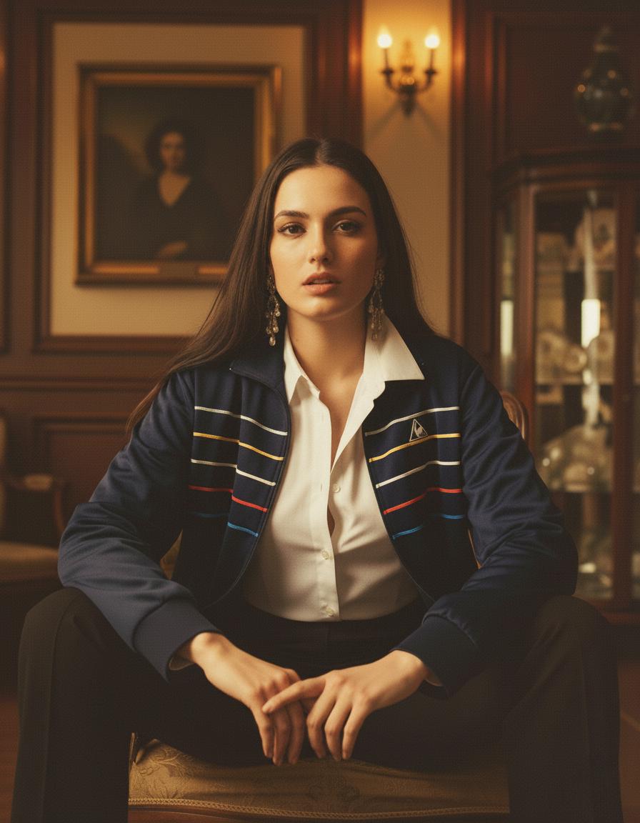 Veste De Survêtement Le Coq Sportif – Modèle Vintage Arthur Ashe Bleu Marine