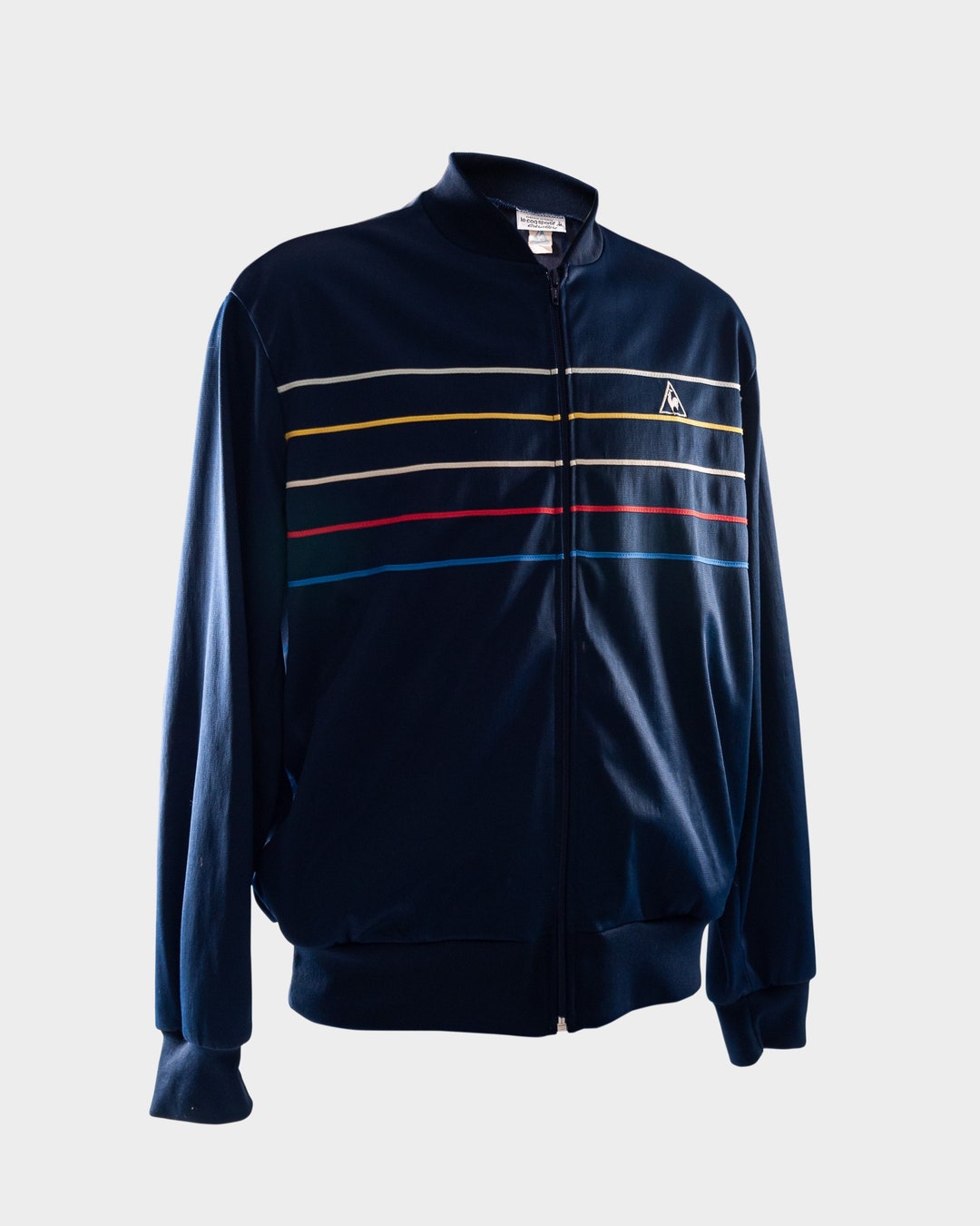 LE COQ SPORTIF Arthur Ashe hombres 70s vintage tenis azul track top chaqueta Etsy Espana