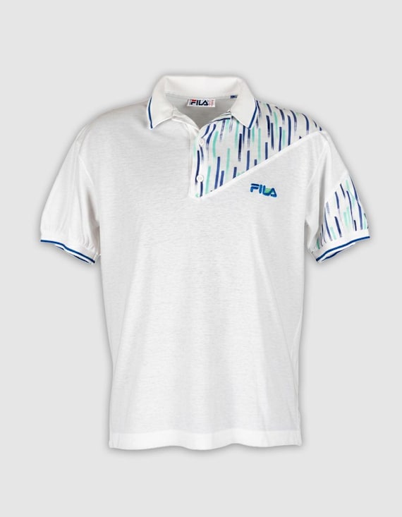 Fila, 80s FILA BORIS BECKER vintage tennis polo shirt size M 1988 Wimbledon Roland Garros