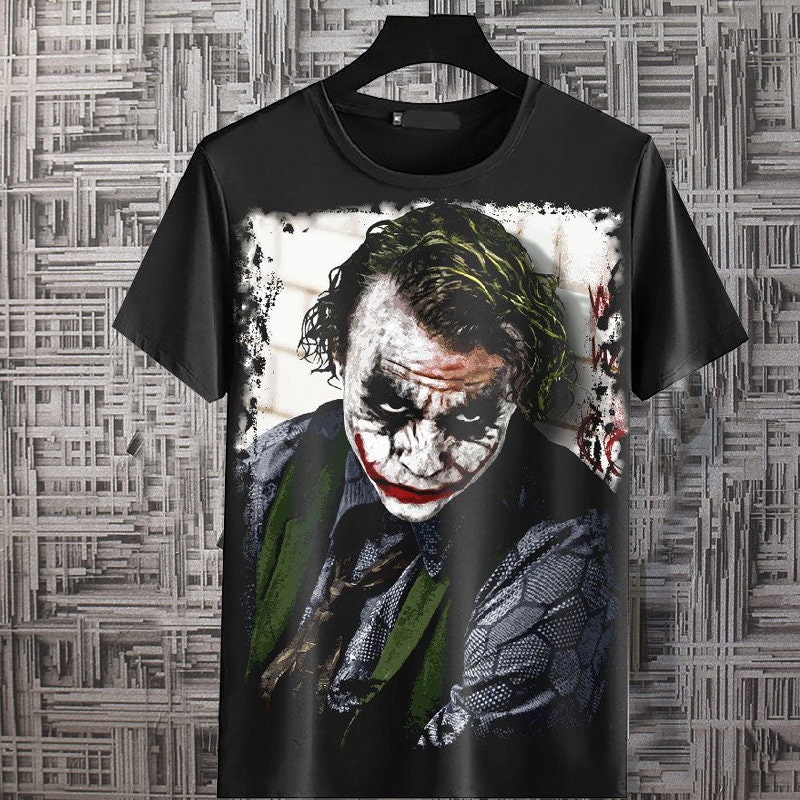 Urimelig Menagerry Genbruge Handmade Custom Men Women Joker T-shirt Halloween Gift - Etsy