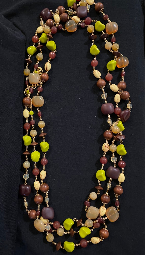 Joan Rivers Multi-Color Czech Glass Necklace