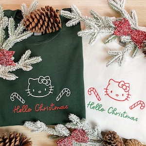 Kitty Christmas Crewneck