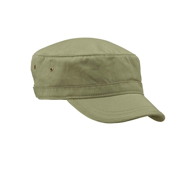 Military Cadet Style Hat: M1951/ Ridgeway Cap. Durable and practical, made with Brass and Cotton.