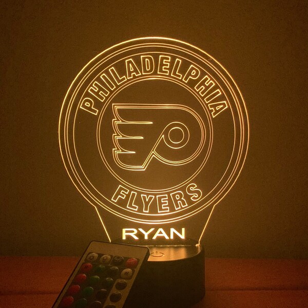 Philadelphia Flyers 3D Lamp Personalized