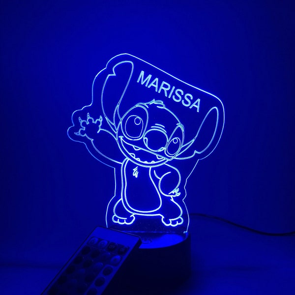Stich 3D Lamp Personalized