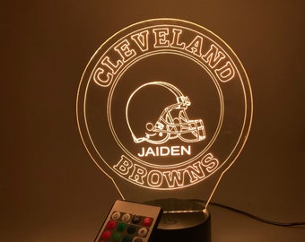 Cleveland Browns 3D Lamp Personalized