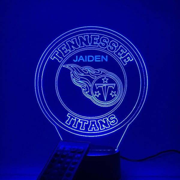 Tennessee Titans 3D Lamp Personalized