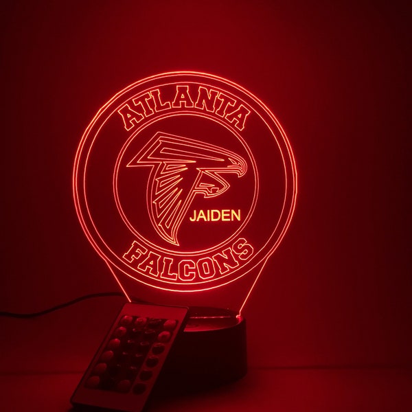 Atlanta Falcons 3D Lamp Personalized