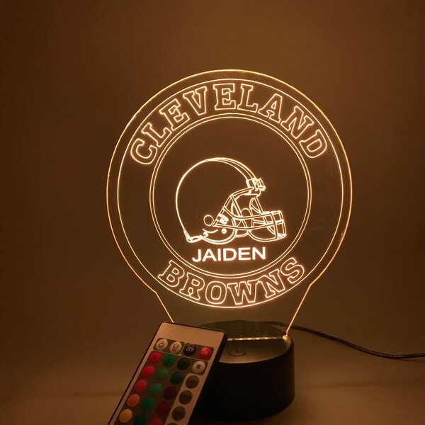 Cleveland Browns 3D Lamp Personalized