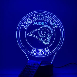 Los Angeles Rams 3D Lamp Personalized