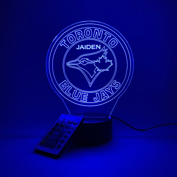 Toronto Blue Jays 3D Lamp Personalized