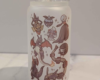 Shiny Pokémon Coffee Jars, Pikachu Tumbler, Charmander Cup, Bulbasaur Mug, Eevee Frosted Glass, Cute Anime Drinkware, Kawaii Pokémon Jar