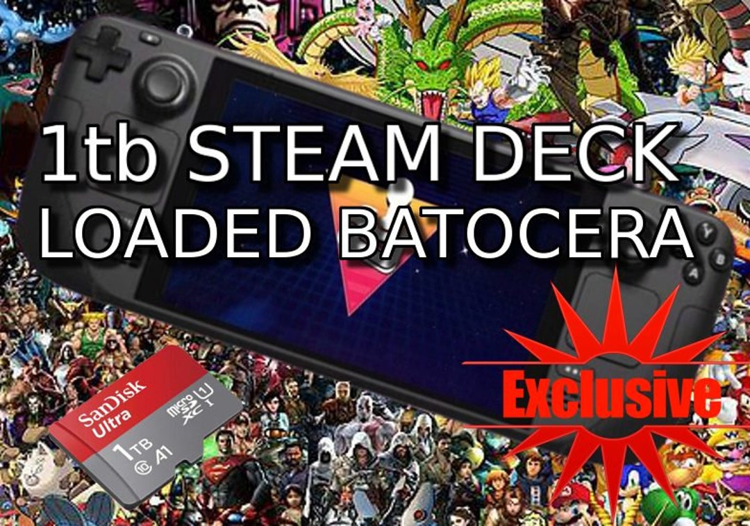 1tb Fully Loaded Batocera Steam Deck Retro Gaming Build Etsy sd-card-for-steam-deck-with-54-000-retro-games-english-version-sd