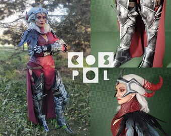 Woman warior witch cosplay costume armor / game costume