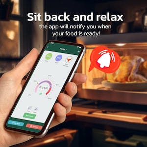 Meat Minder Wireless Smart Bluetooth Meat Thermometer
