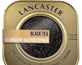 Lancaster Black Tea KENYAN MOUNTAIN 75g Loose Tea in Gift Tin London