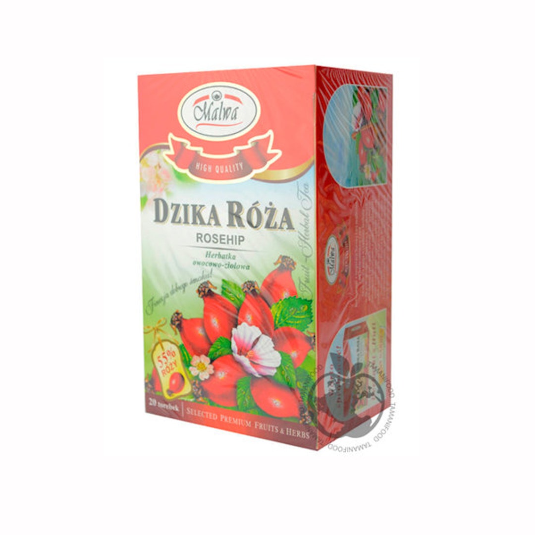 Malwa Herbal Tea 'dika Roza' Rosehip 40g 20 Tea Bags Made in Poland - Etsy