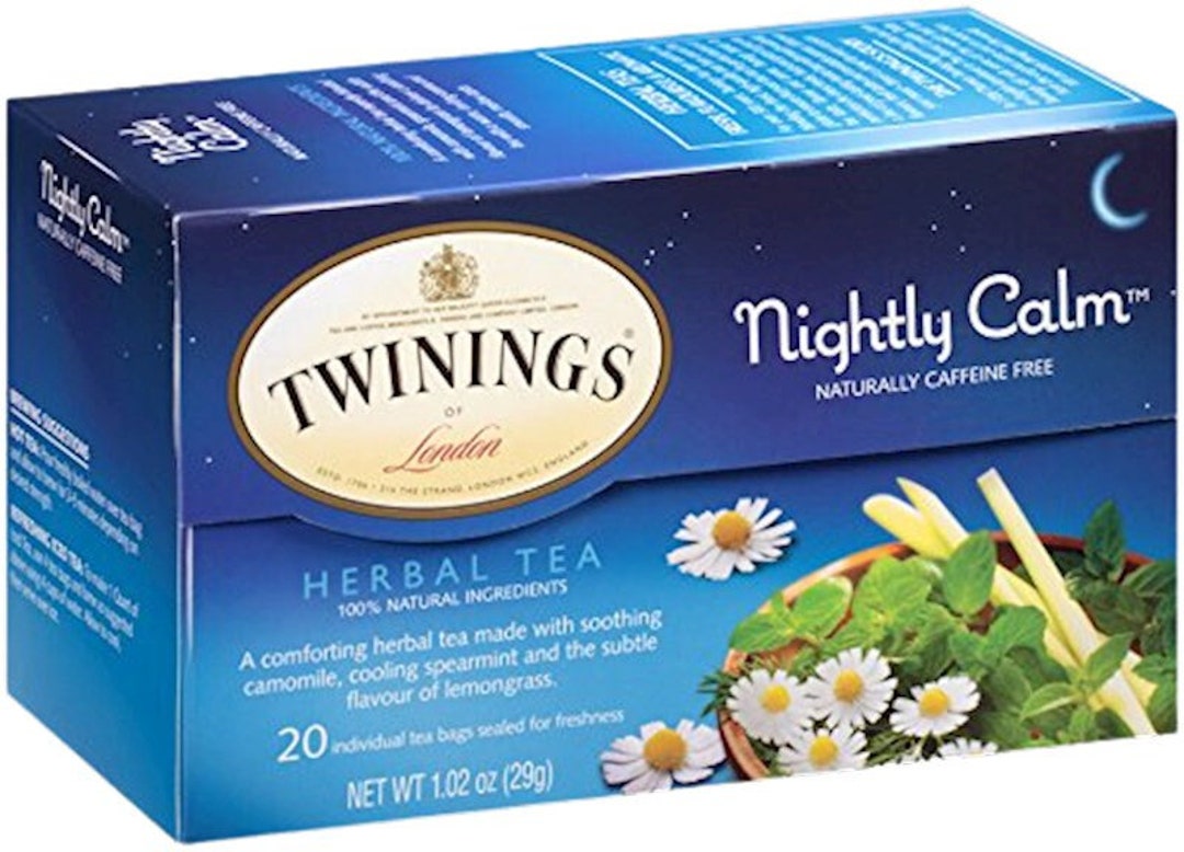 Twinings Herbal Tea NIGHTLY CALM 20 Tea Bags Made in England Etsy