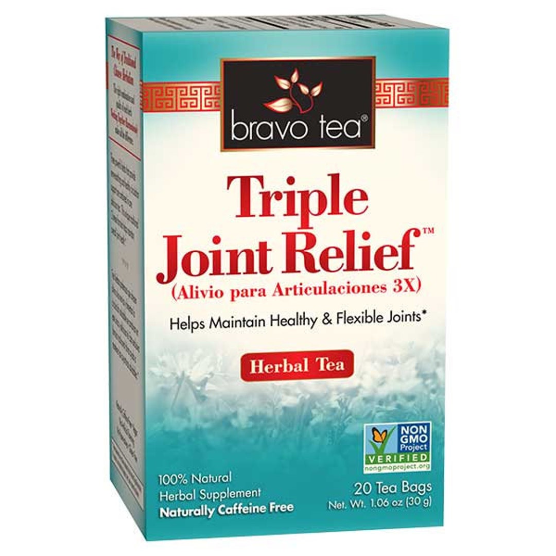 Bravo Herbal Tea Triple Joint Relief 20 Tea Bags Healthy & Flexible
