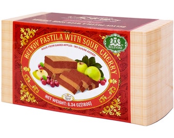 2 PACK BELYOV  Pastila with CHERRY Sugar Free Belevskaya Belevini 180g