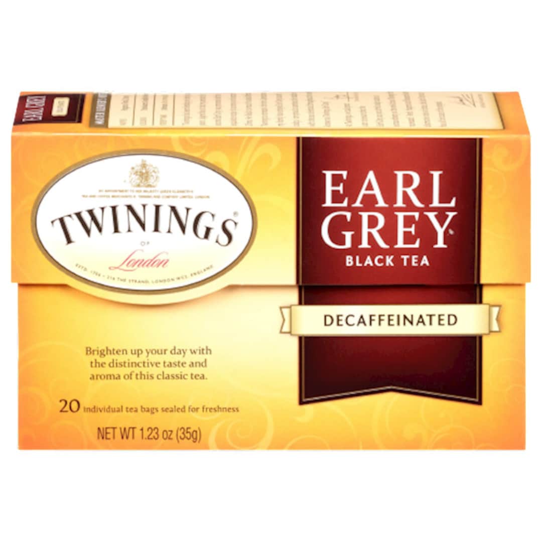 Twinings Tea EARL GREY DECAF 20 Tea Bags Made in England Etsy
