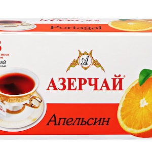 Azercay Black Tea With ORANGE 25 Tea Bags Made in Azerbaijan Kosher ...