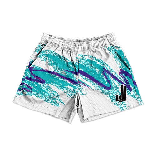 Leopard Mesh JJ Shorts 5 Inch Inseam Vintage Basketball - Etsy