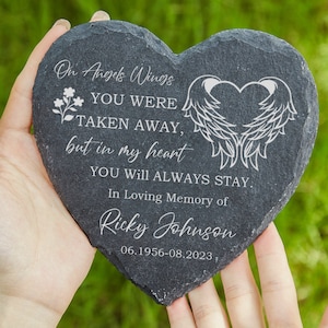 Engraved Always And Forever In Our Hearts Personalized Memorial Garden Stone,memorial garden,sympathy gifts,remembrance,bereavement gifts