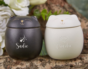 Custom Pet Urn,Cat Urn For Ashes,Pet Memorial Gifts Cat Cremation Urn For Ashes Pet Memorial.Pet Loss Gifts Modern Pet Ashes Cremation Urn