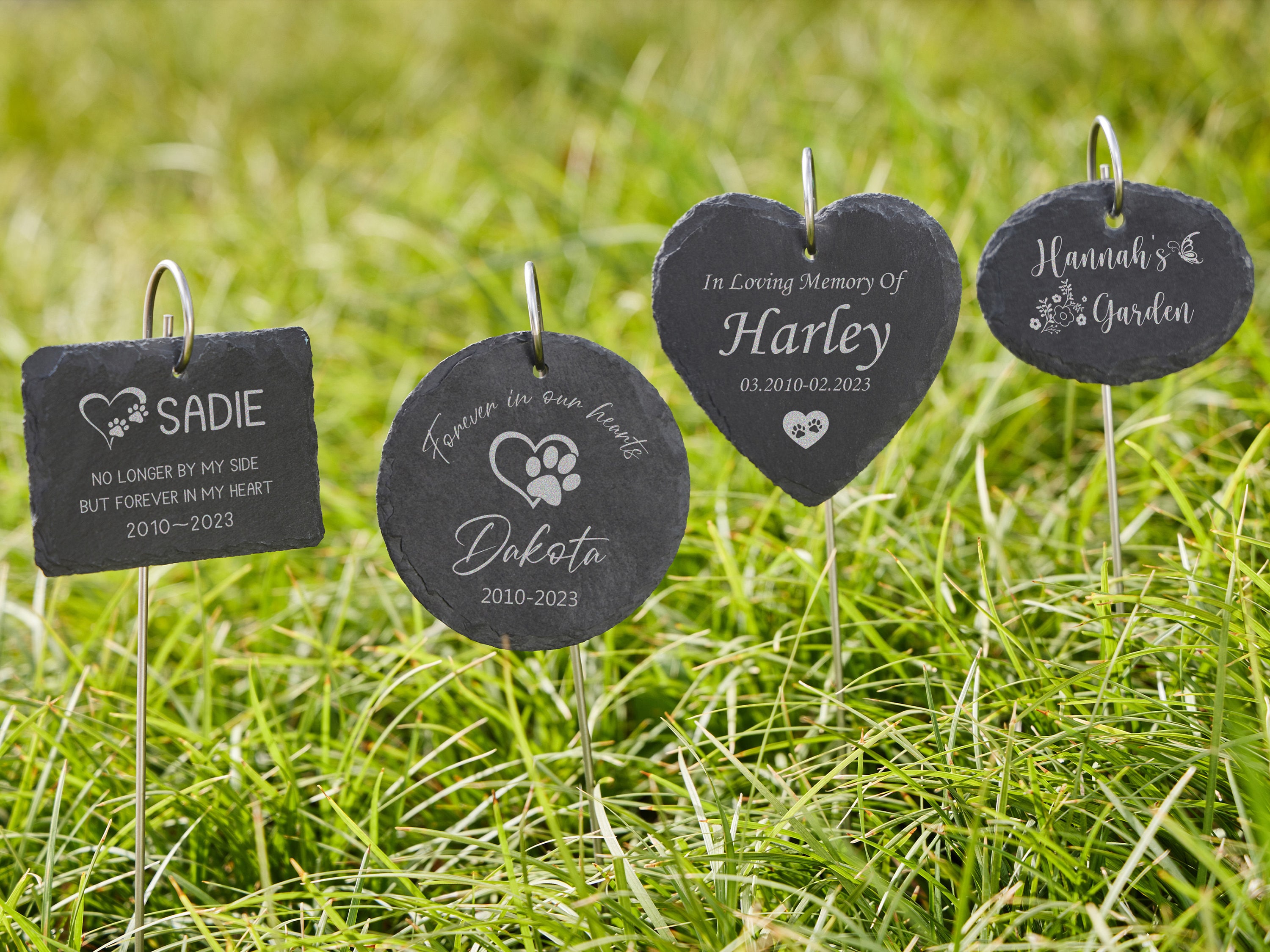Custom Pet Garden Marker,Pet Memorial Stone,Memorial Garden,Garden Sign,Engraved Garden Stake,Garden Slate,Personalized Pet Loss Gift