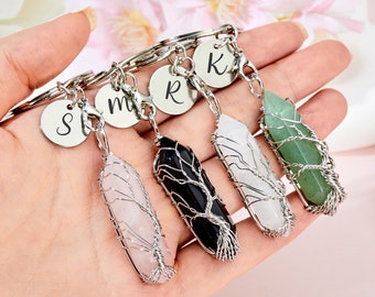 CrystalTears - Piedra Natural Tallada Para El Pulgar, Para Aliviar Preocupaciones, Gema Curativa De Bolsillo Con Caja