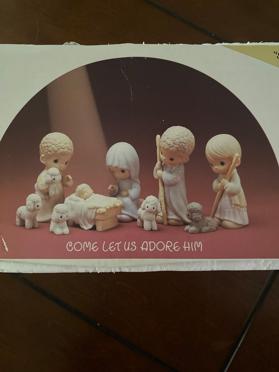 Precious moments nativity set etsy