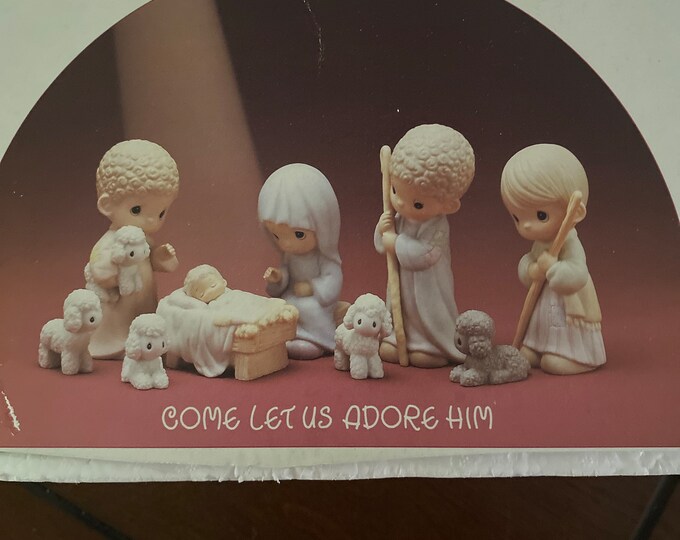 Precious Moments Nativity Set - Etsy