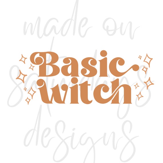 Basic Witch Svg Witch PNG Witch Svg Retro Halloween - Etsy