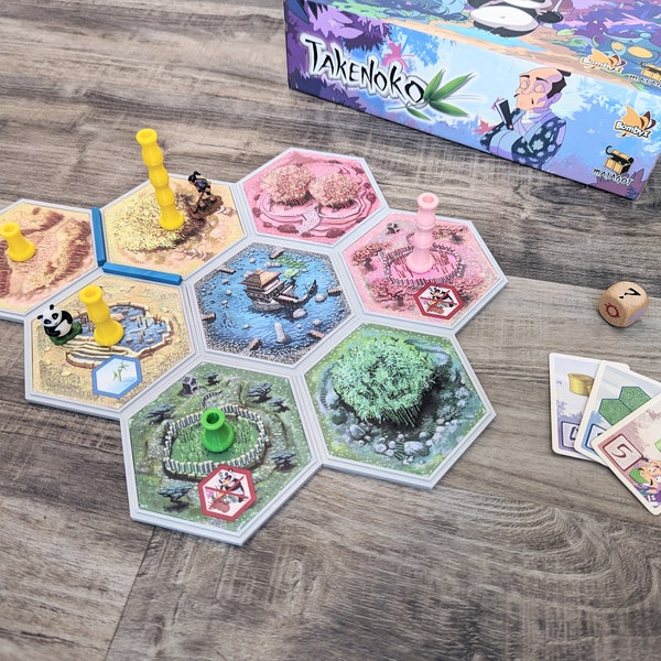 Takenoko Magnetic Bamboo and Plot Tiles