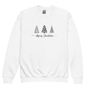 Merry Christmas Youth Crewneck Sweatshirt