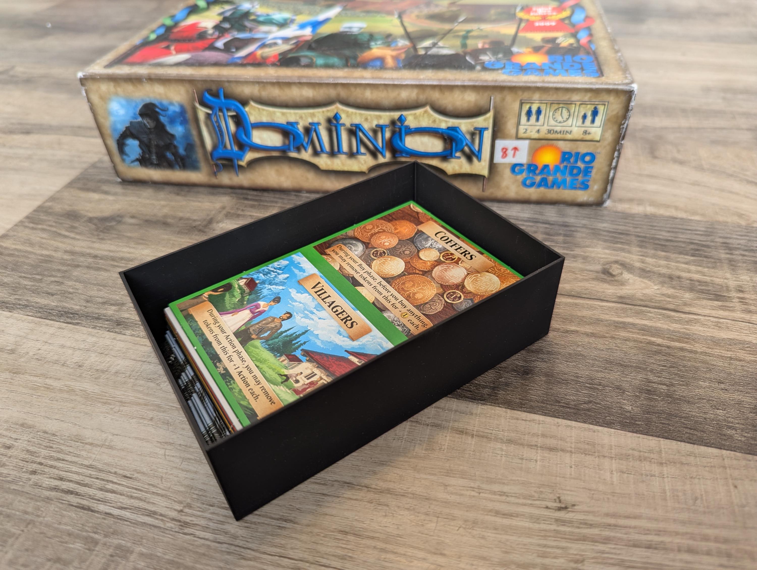 Dominion Card Game Organizer and File Tabs - Fit Many Expansions