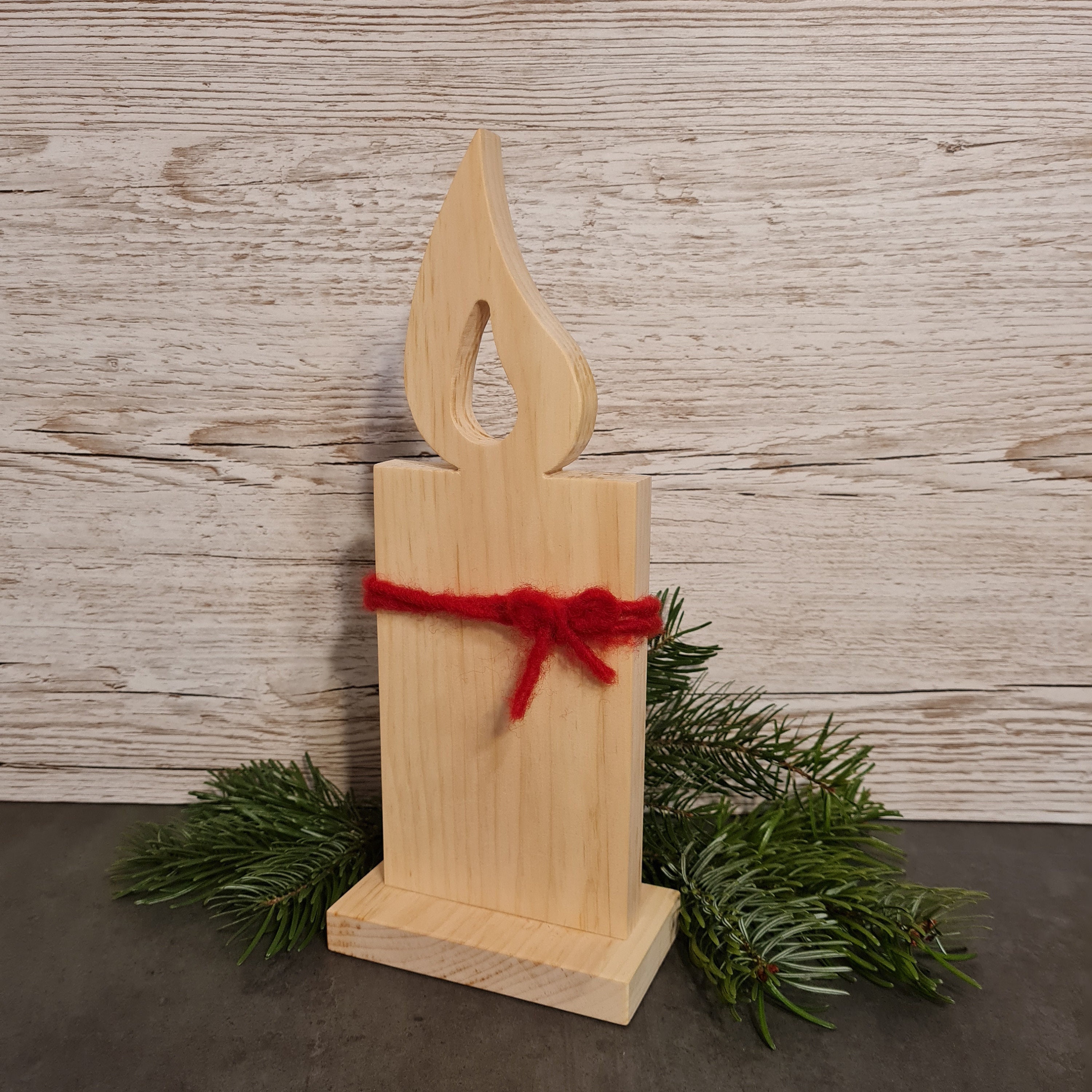 Kerze aus Zirbenholz | Holzkerze | Weihnachtsschmuck | Advent | Tischdekoration | Weihnachten Deko | Geschenk
